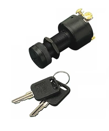 420366-1 – SEA DOG Ignition Switch, Universal Off-Ignition-Start Function With 3 Screw Terminal Electrical Connection...